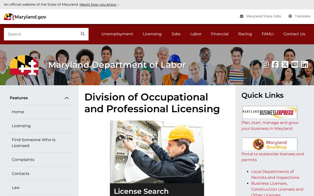 Woodlawn people search professional license board directory