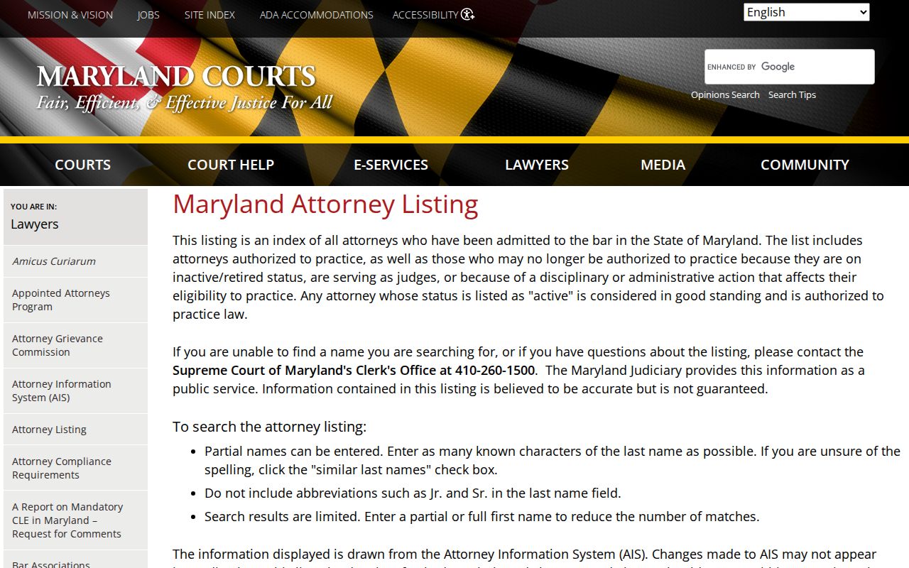 Woodlawn public records partial-name attorney lookup